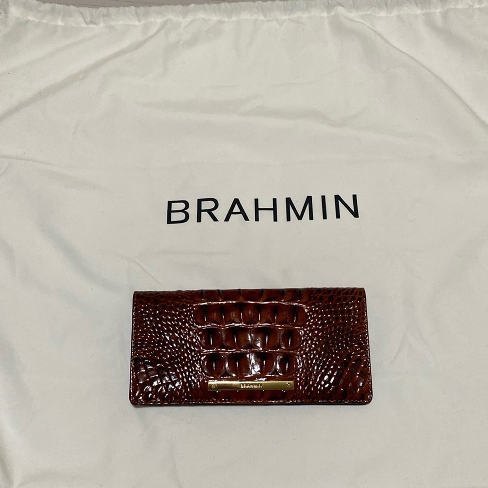 Brahmin Ady Wallet Pecan Melbourne Genuine Leather
